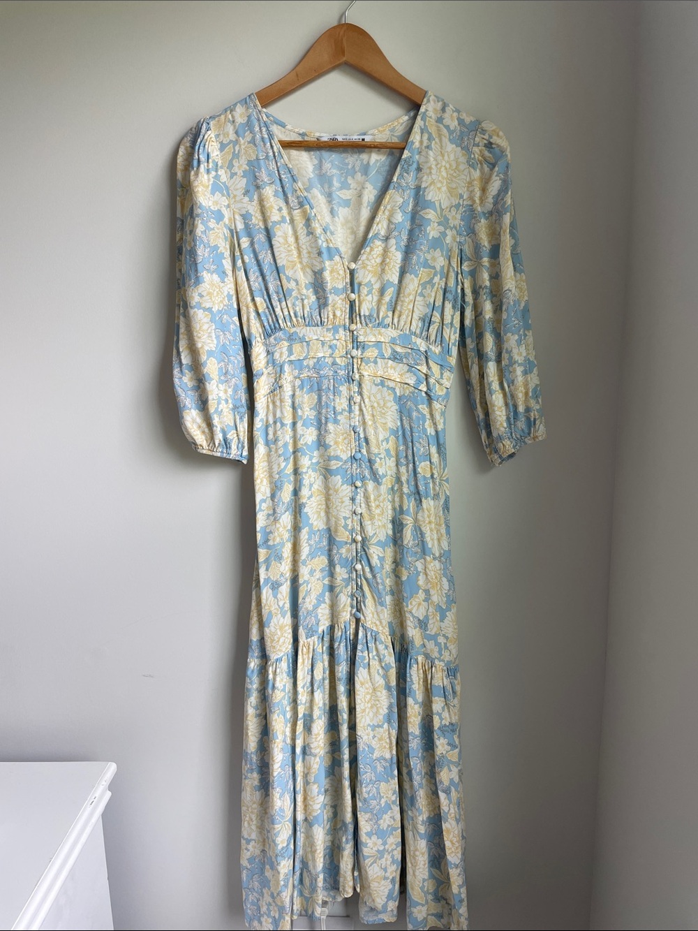 Zara Floral Midi Dress